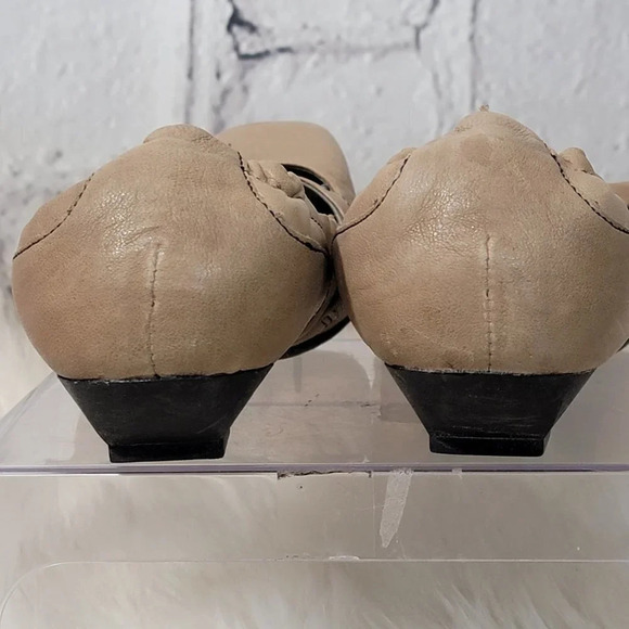 Born Womens 10 Kitten Heel Mary Jane Slip On Leather Shoes‎ Boho Academic Classy - Picture 7 of 12